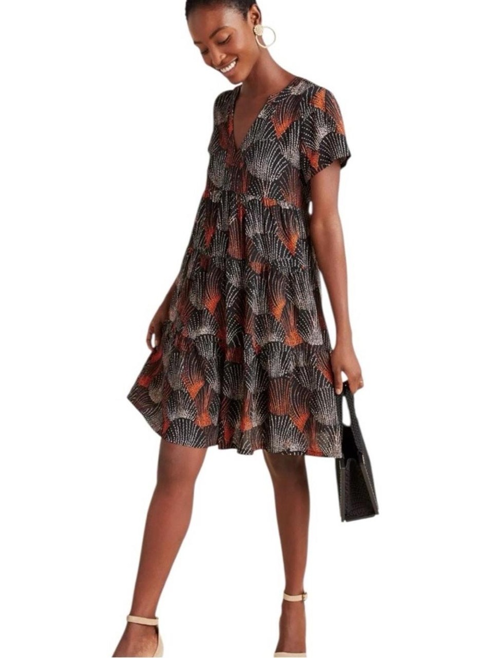 Maeve by Anthropologie Tania Tiered Tunic Dress